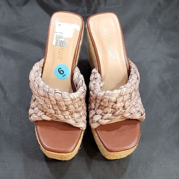 BRAND NEW OLIVIA MILLER IRMA OPEN TOE WEDGE HEEL SANDAL S2 - Picture 3 of 16